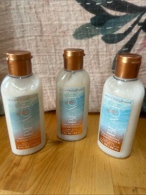 New set of 3 bath and body at the beach conditioner